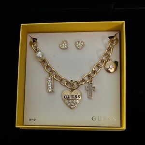Guess Gold Bracelet with Crystal Accents new in a box